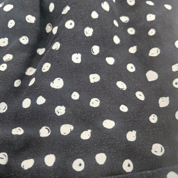 Women's Black and White Polka Dot Shorts - Picture 9 of 9